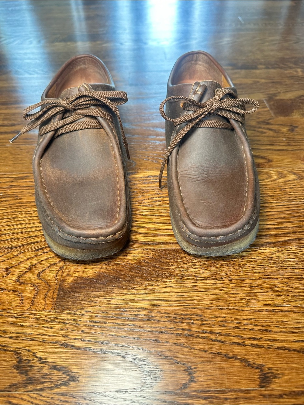 Men’s Clarks Originals Wallabee Brown Leather - Picture 1 of 12